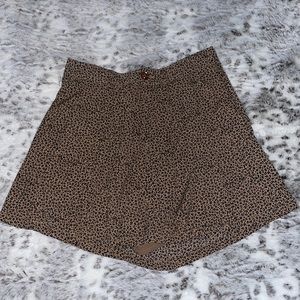 Loose Swing Button Front Shorts